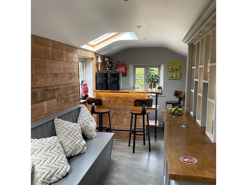 bar area
