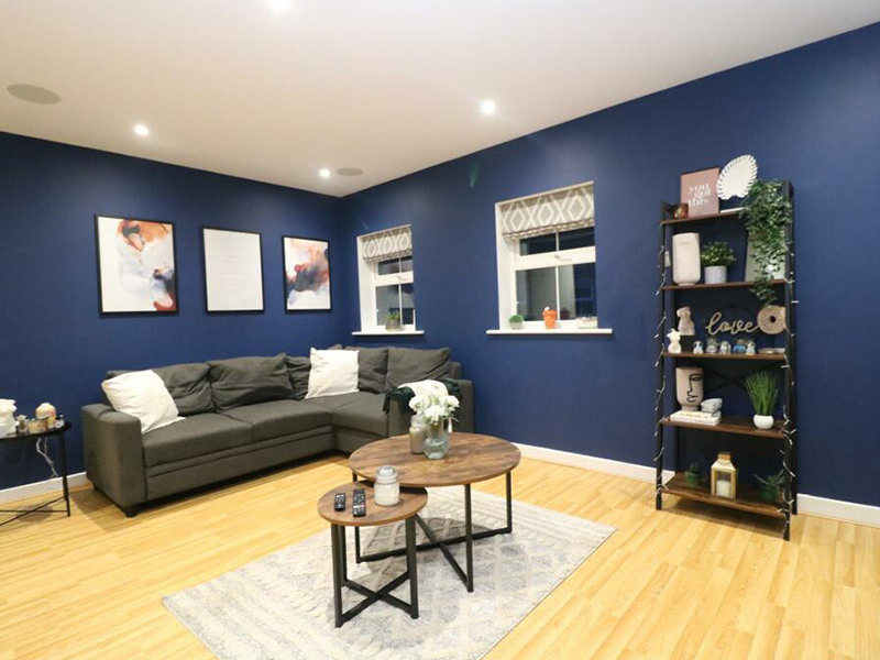 lounge and TV room